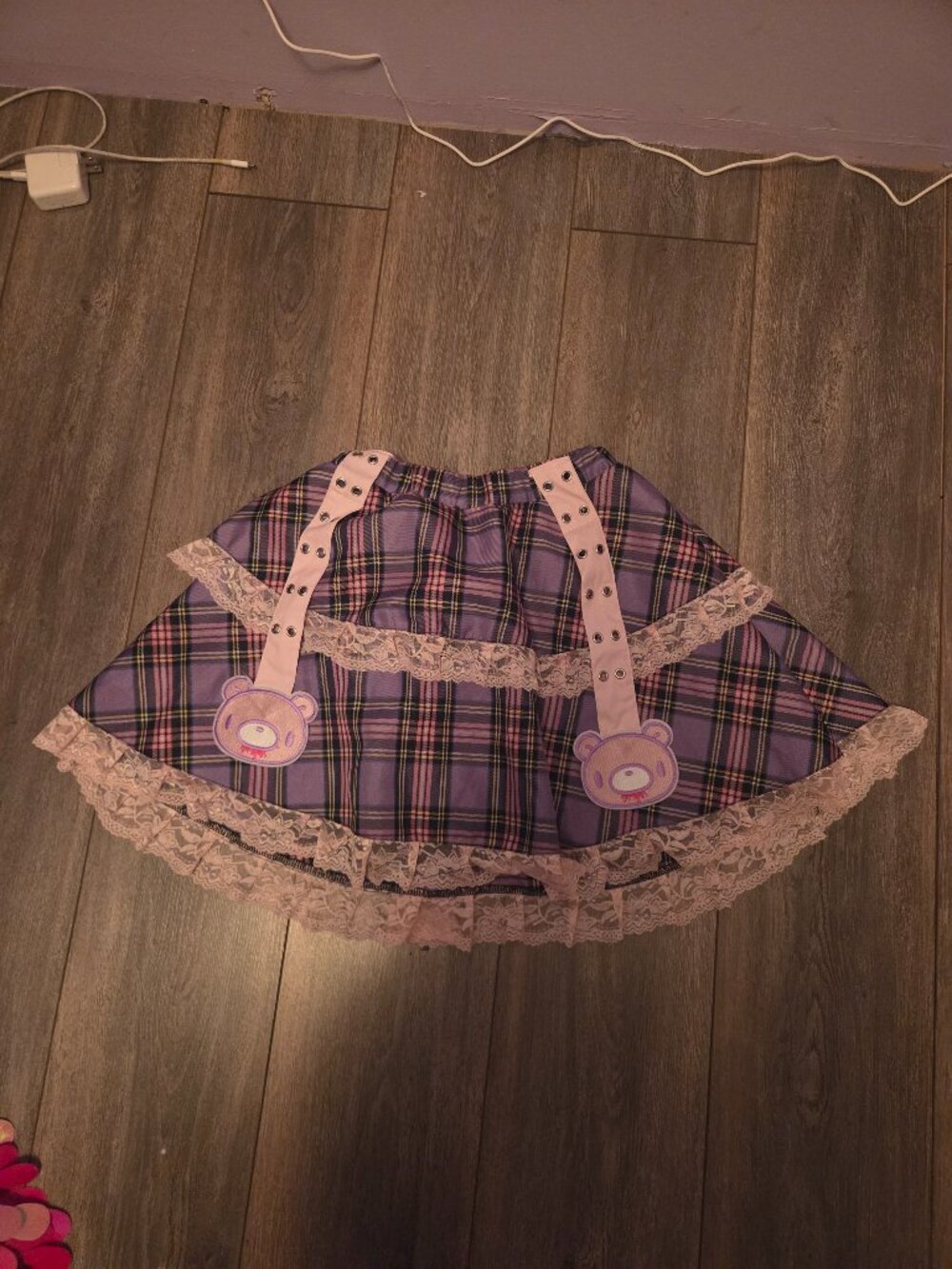 ACDC Rag japan x Gloomy Bear collab skirt 2021